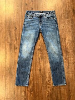 7 for all Mankind Pants Mens 32x32 Blue Denim Jeans Slimmy Stretch Adult Casual